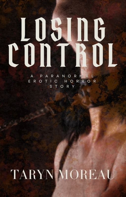 Cover of Losing Control. A black cover with a woman wearing a collar attached to a chain.